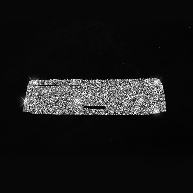 For BMW Series 3 E46 1998-2005 Car Gear Button Frame Diamond Decoration Sticker, Left Drive
