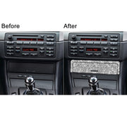 For BMW Series 3 E46 1998-2005 Car Gear Button Frame Diamond Decoration Sticker, Left Drive