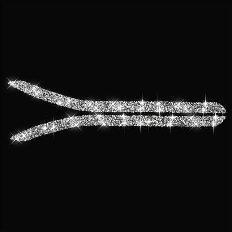 For Tesla Model X Car Rear Fog Lamp Diamond Sticker,Left and Right Drive Universal
