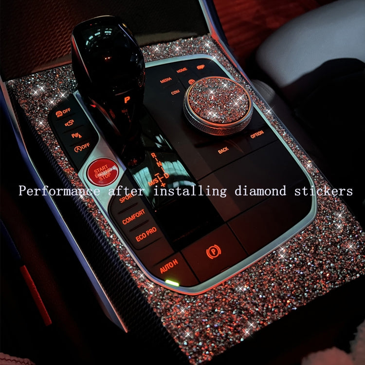 For Tesla Model 3 Car Center Control Panel Diamond Sticker,Left and Right Drive Universal