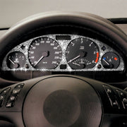 For BMW Series 3 E46 1998-2005 Car Speed Dashboard Diamond Decoration Sticker, Left and Right Drive