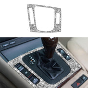 For BMW Series 3 E46 1998-2005 Car Center Control Panel Diamond Decoration Sticker, Left Drive