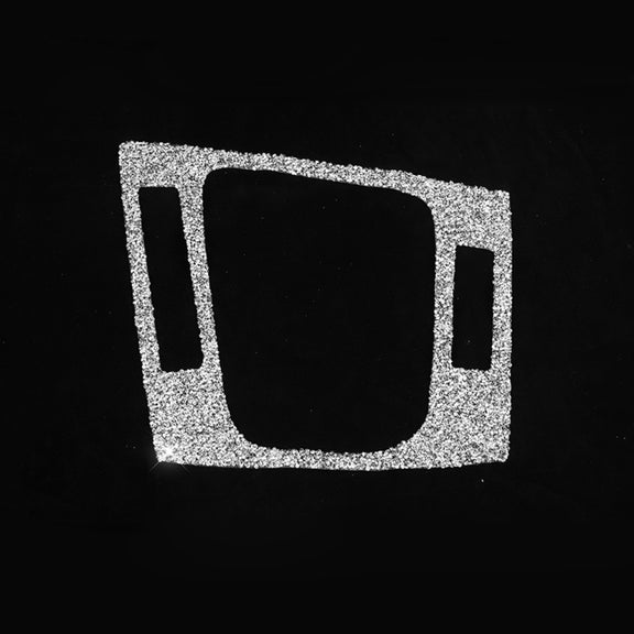For BMW Series 3 E46 1998-2005 Car Center Control Panel Diamond Decoration Sticker, Left Drive