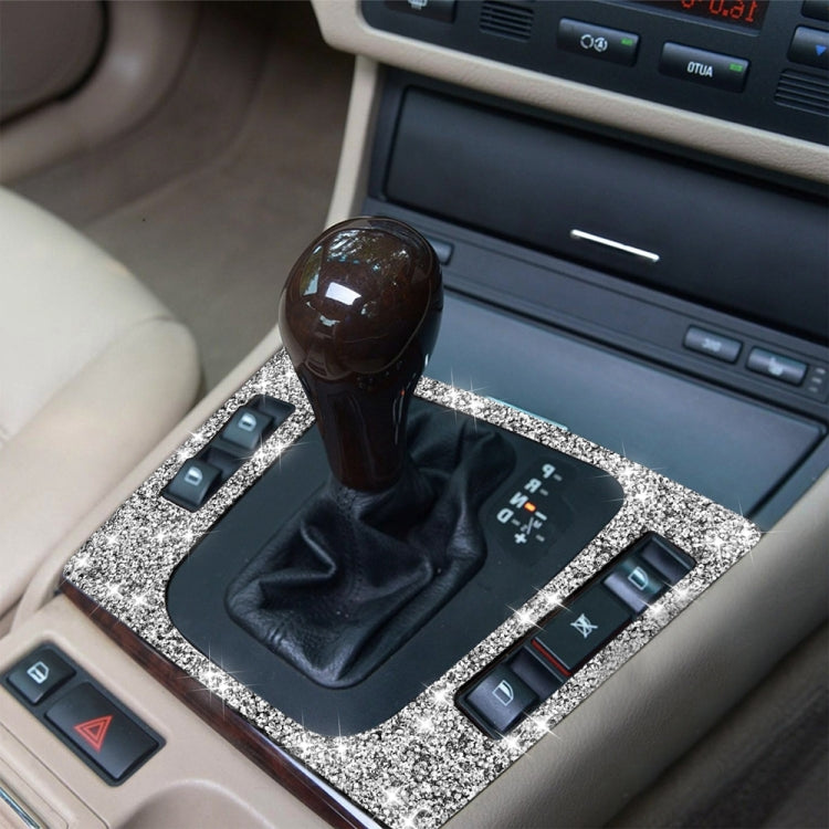 For BMW Series 3 E46 1998-2005 Car Center Control Panel Diamond Decoration Sticker, Right Drive