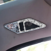 For BMW Series 3 E46 1998-2005 Car Rear Seat Reading Light Diamond Decoration Sticker, Left and Right Drive