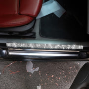 For BMW Series 3 E46 1998-2005 Car Door Threshold Strip Diamond Decoration Sticker, Left and Right Drive