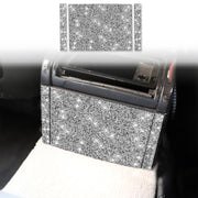 For BMW Series 3 E46 1998-2005 Car Rear Seat Air Outlet Panel Diamond Decoration Sticker, Left and Right Drive
