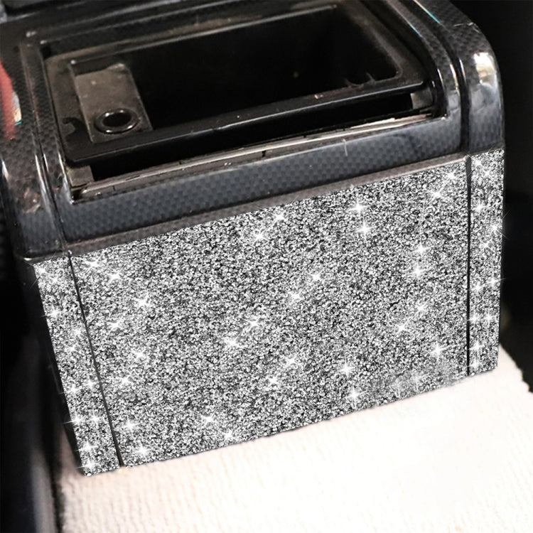 For BMW Series 3 E46 1998-2005 Car Rear Seat Air Outlet Panel Diamond Decoration Sticker, Left and Right Drive