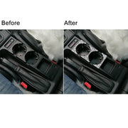 For BMW Series 3 E46 1998-2005 Car Water Cup Holder Panel Diamond Decoration Sticker, Left and Right Drive