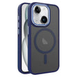 For iPhone 15 Two-color Frosted MagSafe Magnetic Phone Case(Blue) - free shipping - PMC TechLife - Order now!