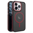 For iPhone 11 Pro Max Two-color Frosted MagSafe Magnetic Phone Case(Red) - iPhone 11 Pro Max Cases by PMC TechLife | Online Shopping South Africa | PMC TechLife