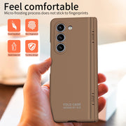 For Samsung Galaxy Z Fold5 Extraordinary Series Hinged Folding Full Phone Case(Coffee)