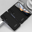 For Samsung Galaxy Z Fold4 5G Extraordinary Series Hinged Folding Full Phone Case with Pen Slot & Stylus(Black) - Galaxy Z Fold4 5G Cases by PMC TechLife | Online Shopping South Africa | PMC TechLife