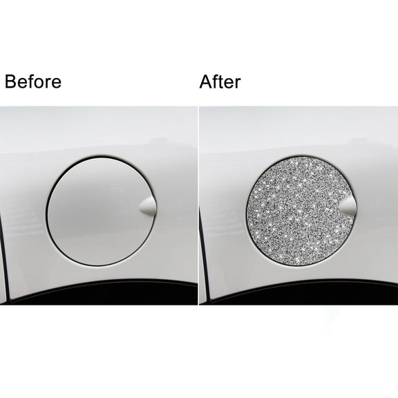 For BMW Mini Car Fuel Tank Cap Diamond Decoration Sticker