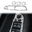 For BMW X5 E70 2008-2013 / X6 E71 2009-2014 Car Window Lift Panel Diamond Decoration Sticker, High Configuration Left Drive - free shipping - PMC TechLife - Order now!