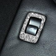 For BMW X5 E70 2008-2013 / X6 E71 2009-2014 Car Window Lift Panel Diamond Decoration Sticker, High Configuration Left Drive