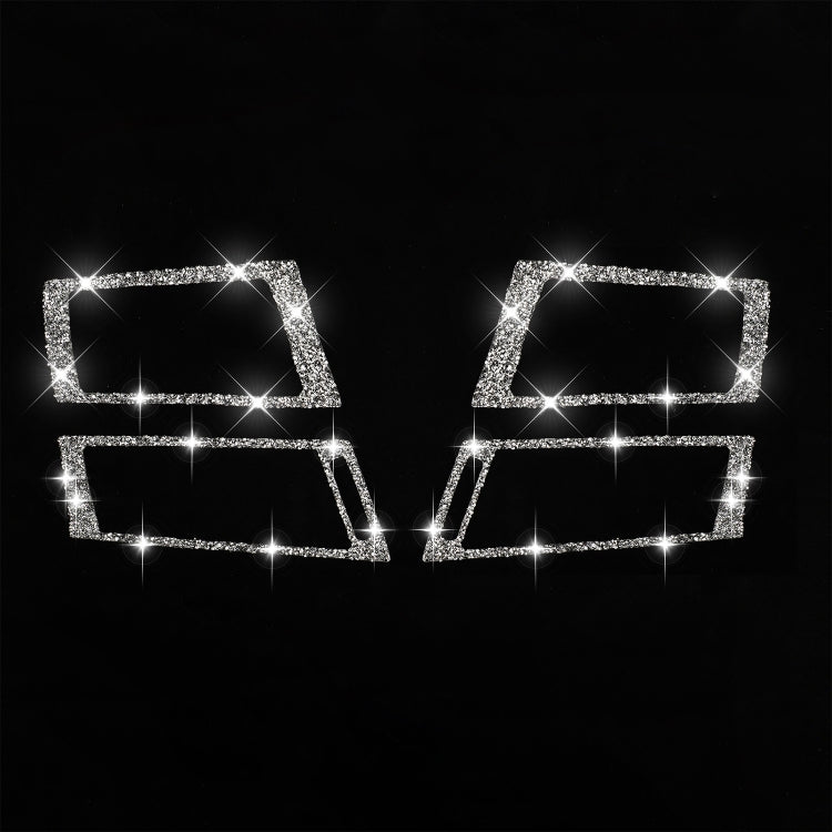 For BMW X5 E70 / X6 E71 2008-2013 Car Side Air Outlet Diamond Decoration Sticker, Left and Right Drive