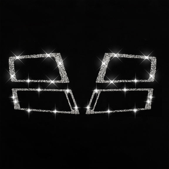 For BMW X5 E70 / X6 E71 2008-2013 Car Side Air Outlet Diamond Decoration Sticker, Left and Right Drive