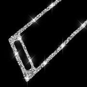 For BMW X5 E70 / X6 E71 2008-2013 Car Side Air Outlet Diamond Decoration Sticker, Left and Right Drive