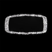 For BMW X5 E70 / X6 E71 2008-2013 Car Headlight Switch Frame Diamond Decoration Sticker, Left and Right Drive