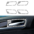 For BMW X5 E70 / X6 E71 2008-2014 Car Door Inner Handle Frame Diamond Decoration Sticker, Left and Right Drive - Car Interior Mouldings by PMC TechLife | Online Shopping South Africa | PMC TechLife | Buy Now Pay Later Mobicred