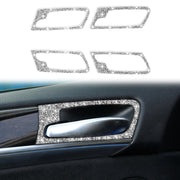 For BMW X5 E70 / X6 E71 2008-2014 Car Door Inner Handle Frame Diamond Decoration Sticker, Left and Right Drive