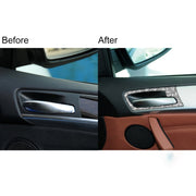 For BMW X5 E70 / X6 E71 2008-2014 Car Door Inner Handle Frame Diamond Decoration Sticker, Left and Right Drive