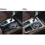 For BMW X5 E70 2008-2013 / X6 E71 2009-2014 Car Gear Panel Diamond Decoration Sticker, High Configuration Left Drive