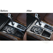 For BMW X5 E70 2008-2013 / X6 E71 2009-2014 Car Gear Panel Diamond Decoration Sticker, High Configuration Right Drive