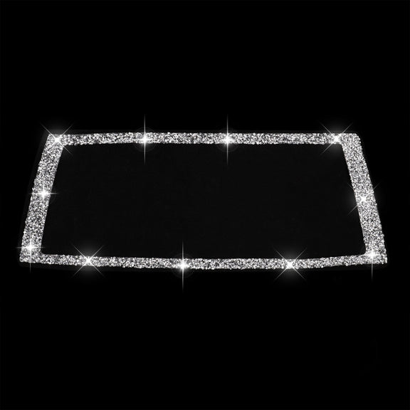 For BMW X5 E70 / X6 E71 2008-2013 Car Navigation Frame Diamond Decoration Sticker, Left and Right Drive