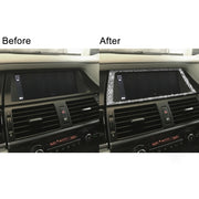 For BMW X5 E70 / X6 E71 2008-2013 Car Navigation Frame Diamond Decoration Sticker, Left and Right Drive