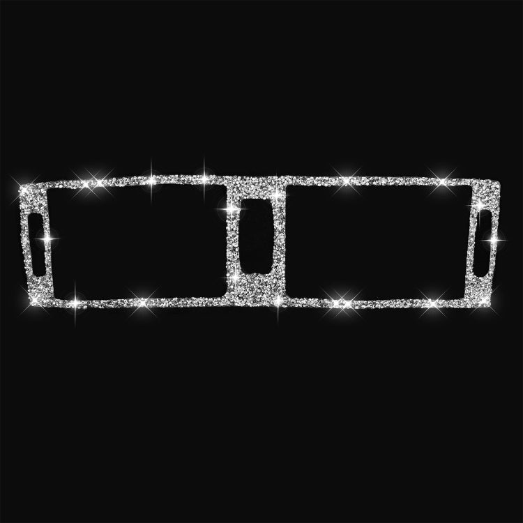 For BMW X5 E70 / X6 E71 2008-2013 Car Middle Air Outlet Diamond Decoration Sticker, Left and Right Drive