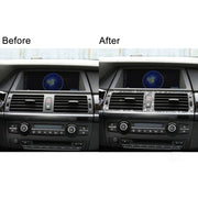 For BMW X5 E70 / X6 E71 2008-2013 Car Middle Air Outlet Diamond Decoration Sticker, Left and Right Drive