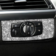 For BMW X5 E70 / X6 E71 2008-2013 Car Headlight Panel Diamond Decoration Sticker, Left Drive
