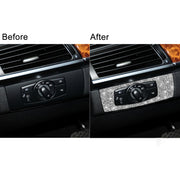 For BMW X5 E70 / X6 E71 2008-2013 Car Headlight Panel Diamond Decoration Sticker, Left Drive