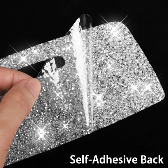 For BMW X5 E70 / X6 E71 2008-2013 Car Headlight Panel Diamond Decoration Sticker, Right Drive