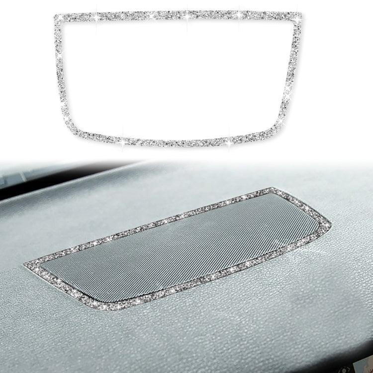 For BMW X5 E70 / X6 E71 2008-2013 Car Dashboard Horn Frame Diamond Decoration Sticker, Left and Right Drive