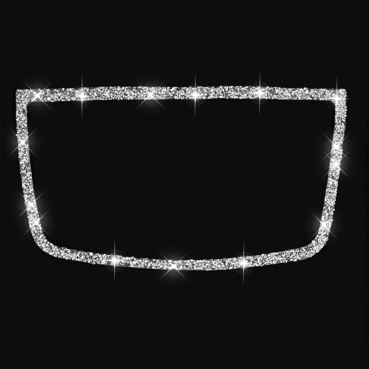 For BMW X5 E70 / X6 E71 2008-2013 Car Dashboard Horn Frame Diamond Decoration Sticker, Left and Right Drive