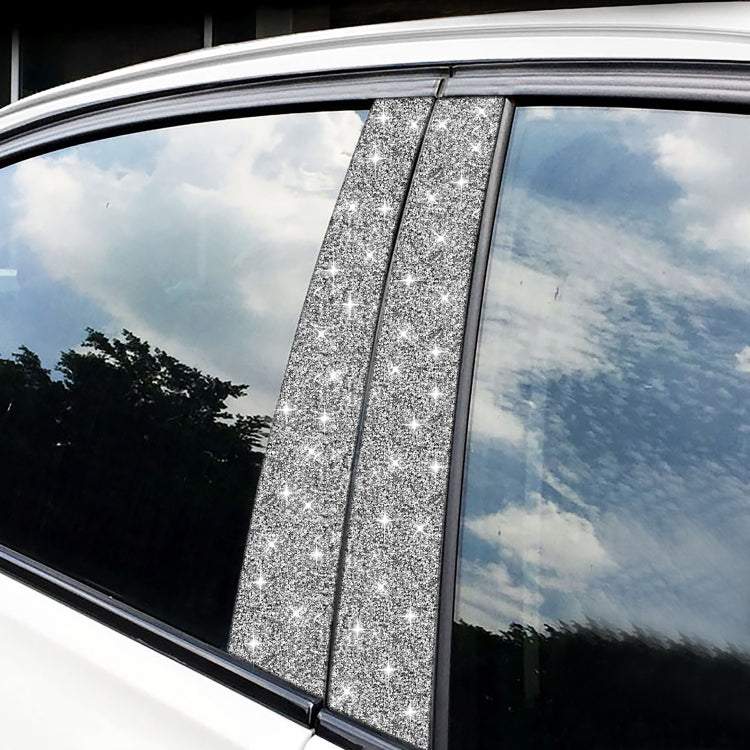 For BMW X5 E70 2008-2013 8pcs Car B-Pillar Diamond Decoration Sticker, Left and Right Drive