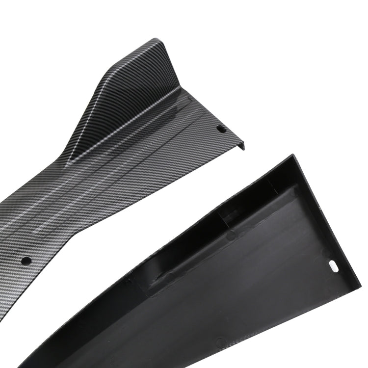 Car Universal Rear Corner Cover Rear Bumper Protective Corner Rear Lip Rear Shovel(Carbon Fiber)