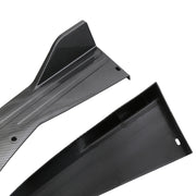 Car Universal Rear Corner Cover Rear Bumper Protective Corner Rear Lip Rear Shovel(Carbon Fiber)