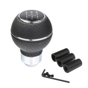 Universal Car Manual Gear Shift Lever 5-speed Shifter Knob(Silver)