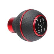 Universal Car Manual Gear Shift Lever 5-speed Shifter Knob(Silver)
