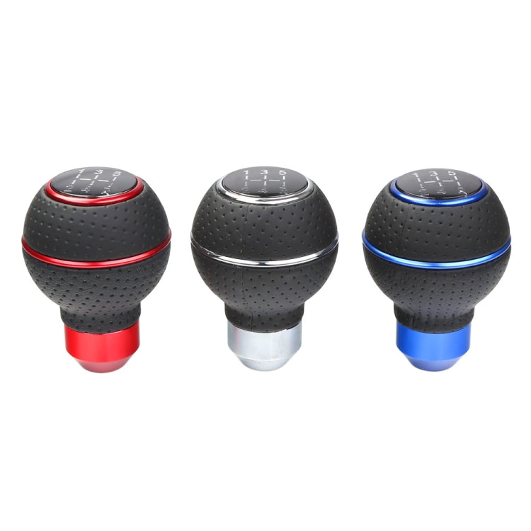 Universal Car Manual Gear Shift Lever 5-speed Shifter Knob(Silver)