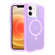 For iPhone 12 Shockproof MagSafe Magnetic Phone Case(Transparent Purple) - iPhone 12 / 12 Pro Cases by PMC TechLife | Online Shopping South Africa | PMC TechLife