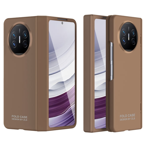 For Huawei Mate X5 Extraordinary Series Hinged Folding Full Phone Case(Coffee)
