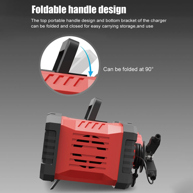 FOXSUR 12V / 24V 20A 300W Portable Motorcycle Car Smart Battery Charger(UK Plug)