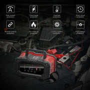 FOXSUR 12V / 24V 20A 300W Portable Motorcycle Car Smart Battery Charger(AU Plug)
