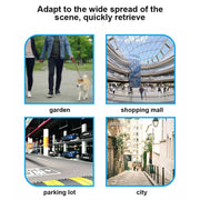 F6 Circular Global Location Tracker Anti-lost Device(Black)
