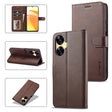 For Realme C55 LC.IMEEKE Calf Texture Horizontal Flip Leather Case(Brown) - free shipping - PMC TechLife - Order now!